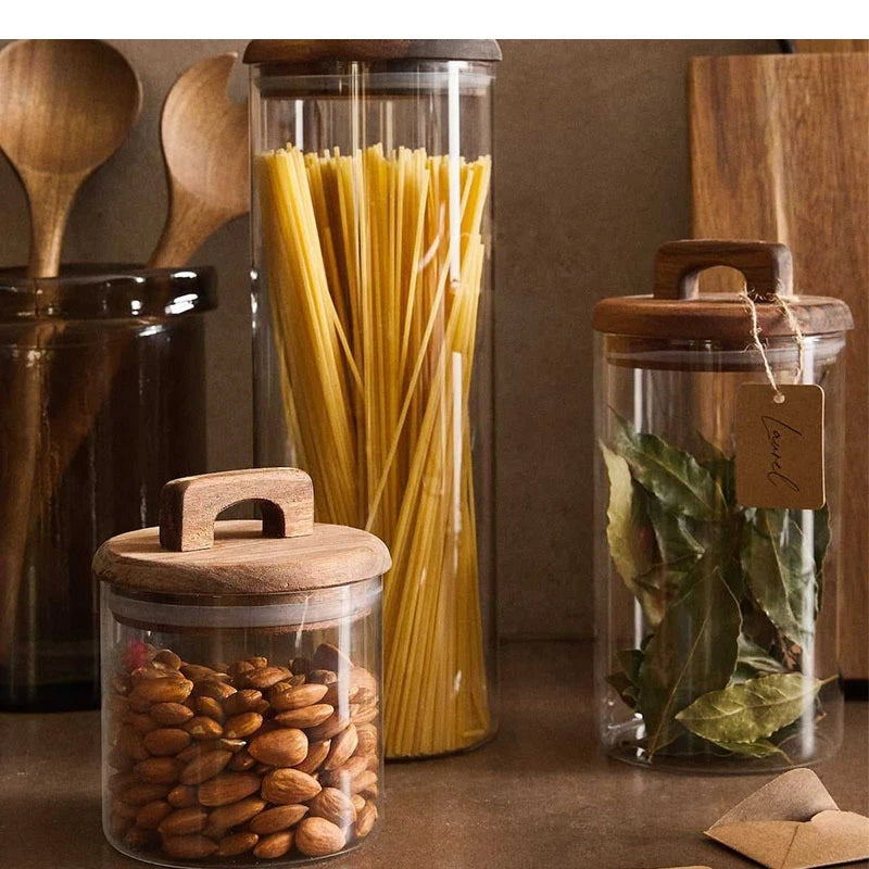 Glass Storage Jar with Modern swist